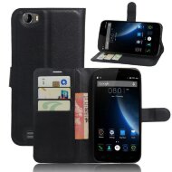 Чехол с визитницей для DOOGEE T6 / T6 Pro (черный) Чехол с визитницей для DOOGEE T6 / T6 Pro (черный)