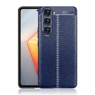 Чехол-накладка Litchi Grain для Samsung Galaxy S23 Plus (темно-синий) Чехол-накладка Litchi Grain для Samsung Galaxy S23 Plus (темно-синий)