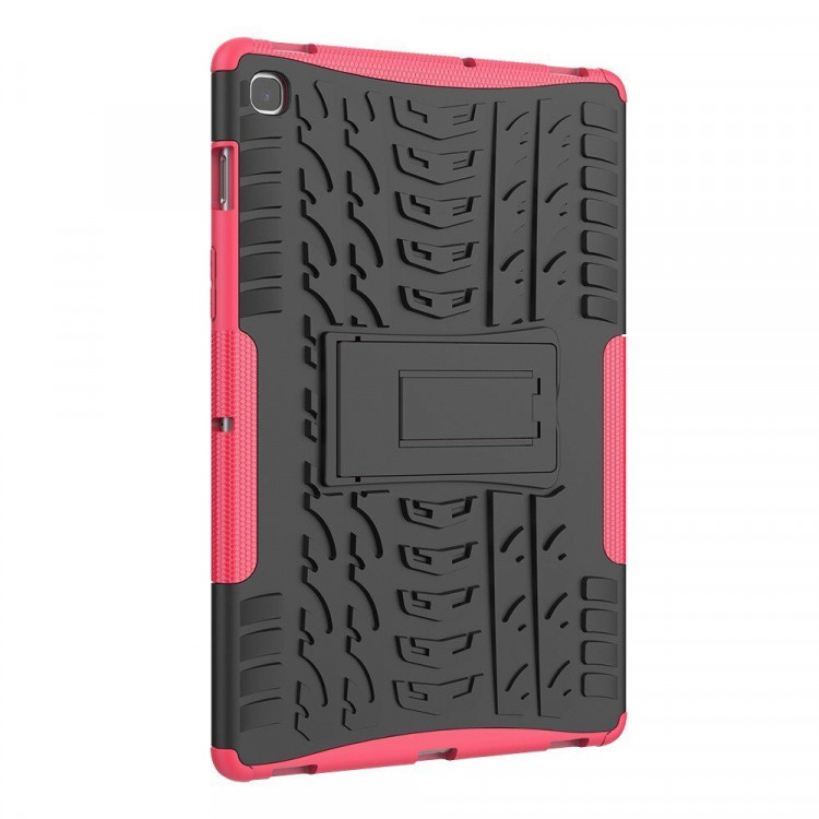 Чехол Hybrid Armor для Samsung Galaxy Tab S5e SM-T720 / SM-T725 (черный + розовый)