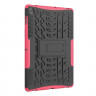 Чехол Hybrid Armor для Samsung Galaxy Tab S5e SM-T720 / SM-T725 (черный + розовый)