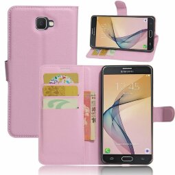 Чехол с визитницей для Samsung Galaxy J7 Prime SM-G610F/DS (розовый) (On7 2016 SM-G6100)