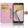Чехол с визитницей для Samsung Galaxy J7 Prime SM-G610F/DS (розовый) (On7 2016 SM-G6100)