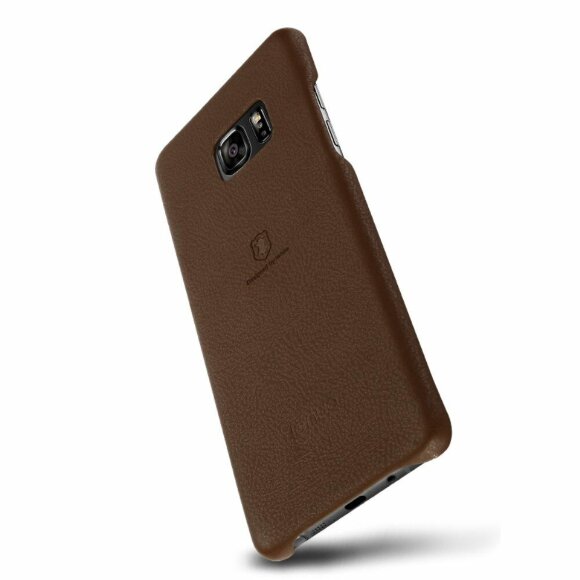 Кожаная накладка LENUO для Samsung Galaxy Note 7 (коричневый)