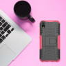 Чехол Hybrid Armor для Xiaomi Redmi 7A (черный + розовый)