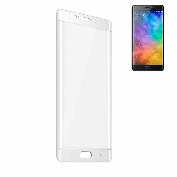 Защитное стекло 3D для Xiaomi Mi Note 2 (белый) Защитное стекло 3D для Xiaomi Mi Note 2 (белый)