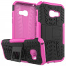 Чехол Hybrid Armor для Samsung Galaxy A3 (2017) SM-A320F (черный + розовый)