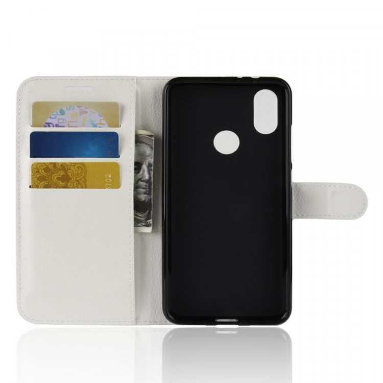 Чехол с визитницей для Xiaomi Mi 6X / Xiaomi Mi A2 (белый)