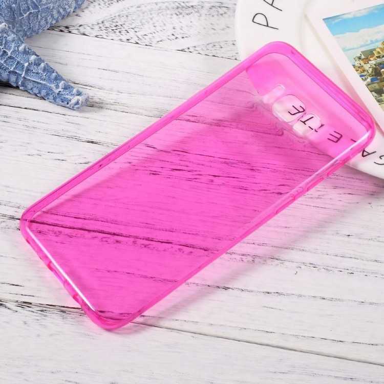 Силиконовый TPU чехол для Samsung Galaxy S8+ (малиновый)
