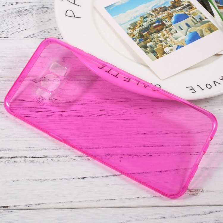 Силиконовый TPU чехол для Samsung Galaxy S8+ (малиновый)