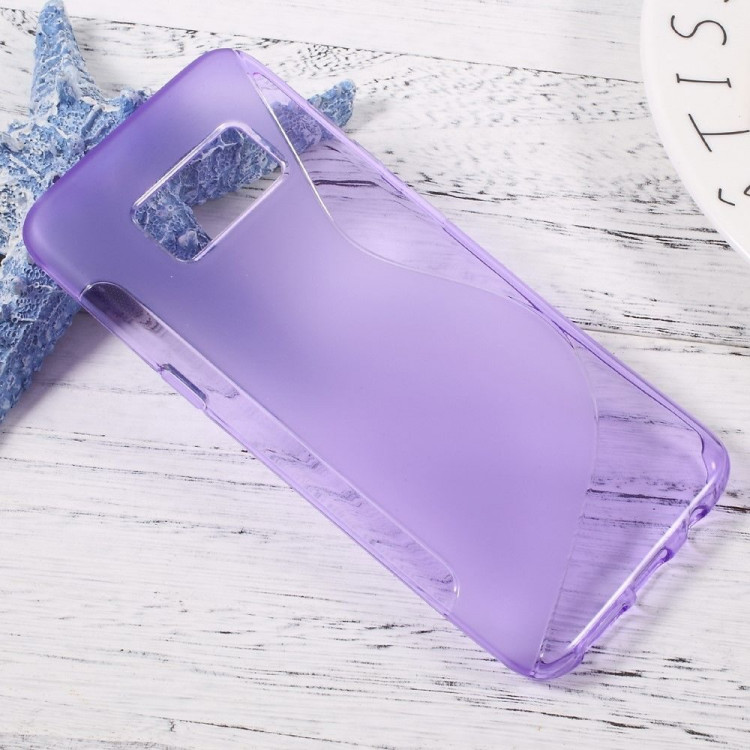Нескользящий чехол для Samsung Galaxy S8 (фиолетовый)