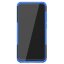 Чехол Hybrid Armor для Xiaomi Redmi Note 9 (черный + голубой)