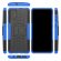 Чехол Hybrid Armor для Samsung Galaxy A71 (черный + голубой)