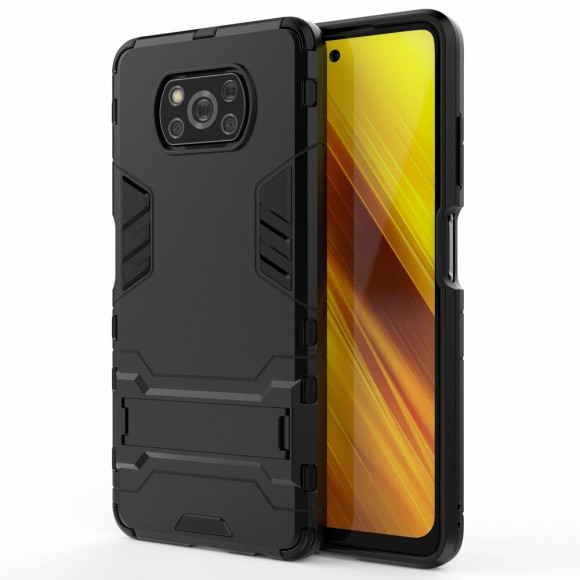Чехол Duty Armor для Xiaomi Poco X3 NFC / Poco X3 / Poco X3 Pro (черный) Чехол Duty Armor для Xiaomi Poco X3 NFC / Poco X3 / Poco X3 Pro (черный)