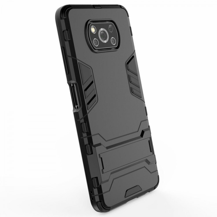 Чехол Duty Armor для Xiaomi Poco X3 NFC / Poco X3 / Poco X3 Pro (черный)