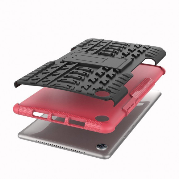 Чехол Hybrid Armor для Huawei MediaPad M5 8.4 (черный + розовый) Чехол Hybrid Armor для Huawei MediaPad M5 8.4 (черный + розовый)