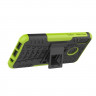 Чехол Hybrid Armor для Samsung Galaxy M20 (черный + зеленый)