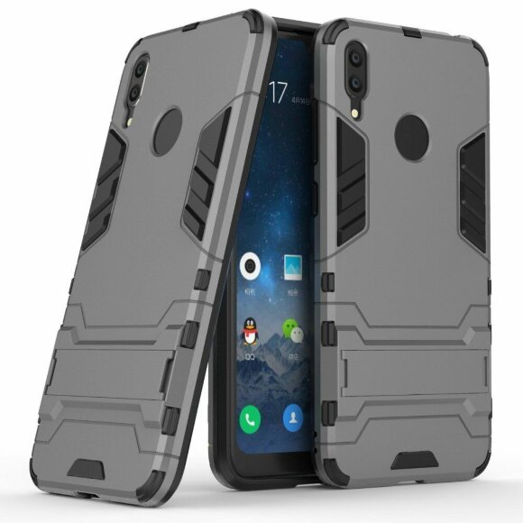 Чехол Duty Armor для Huawei Y7 (2019) / Y7 Prime (2019) (серый)