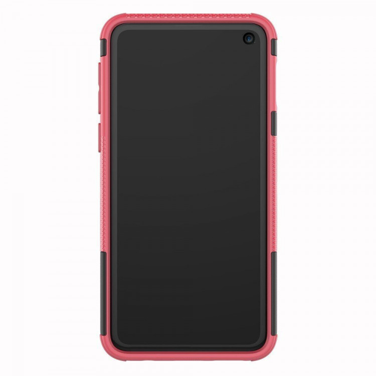 Чехол Hybrid Armor для Samsung Galaxy S10e (черный + розовый)