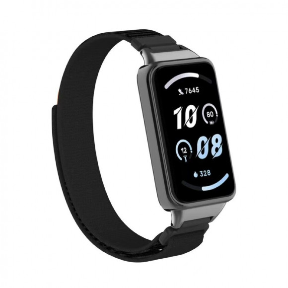 Ремешок с нейлоновой петлей для Honor Band 9 (черный) Ремешок с нейлоновой петлей для Honor Band 9 (черный)
