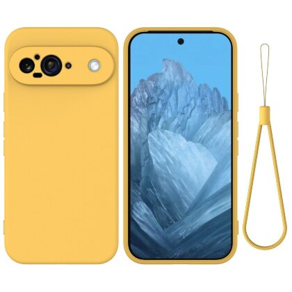 Силиконовый чехол Mobile Shell для Google Pixel 9 (желтый)