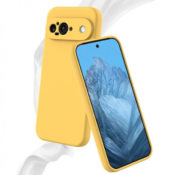 Силиконовый чехол Mobile Shell для Google Pixel 9 (желтый) Силиконовый чехол Mobile Shell для Google Pixel 9 (желтый)