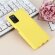 Силиконовый чехол Mobile Shell для Samsung Galaxy A03s (желтый)