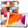 Планшетный чехол для Apple iPad 10.2 (Colorful Squares) с магнитом