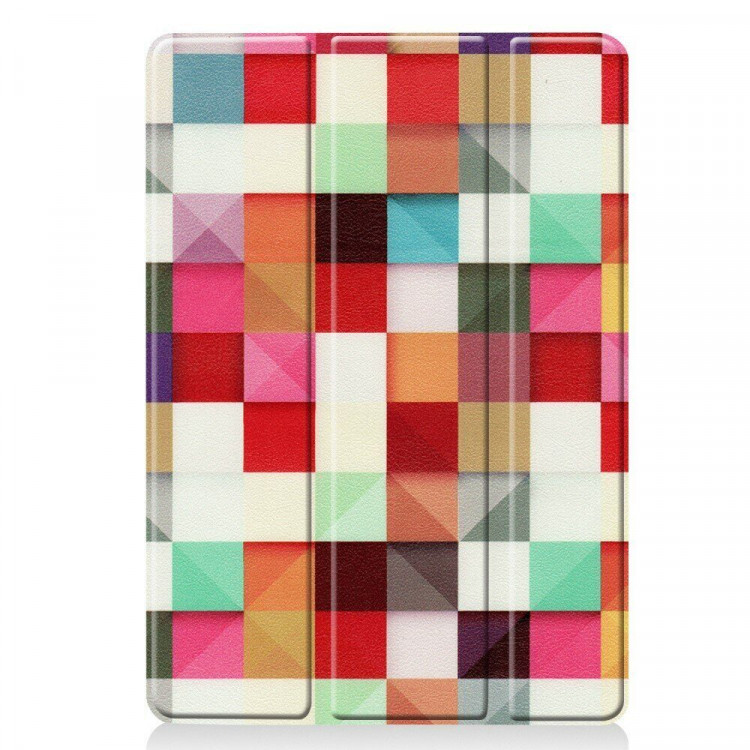Планшетный чехол для Apple iPad 10.2 (Colorful Squares) с магнитом