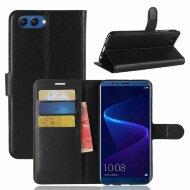 Чехол с визитницей для Huawei Honor V10 / View 10 (черный) Чехол с визитницей для Huawei Honor V10 / View 10 (черный)