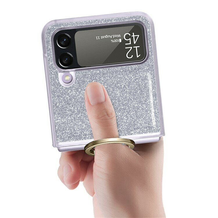 Чехол для Samsung Galaxy Z Flip 3 (серебряный)