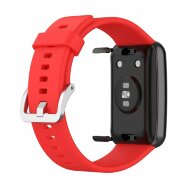 Силиконовый ремешок для Huawei Watch Fit TIA-B09 (красный) Силиконовый ремешок для Huawei Watch Fit TIA-B09 (красный)