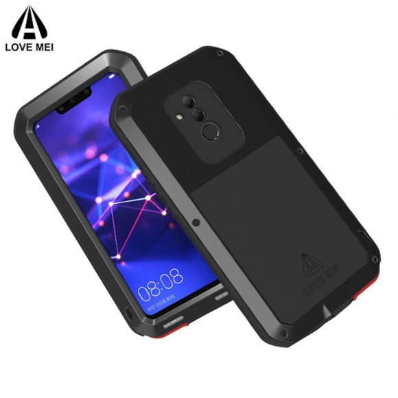 Гибридный чехол LOVE MEI для Huawei Mate 20 Lite (черный) Гибридный чехол LOVE MEI для Huawei Mate 20 Lite (черный)