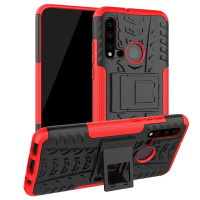 Чехол Hybrid Armor для Huawei P20 lite (2019) / nova 5i (черный + красный)