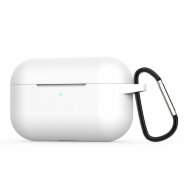 Силиконовый чехол для наушников Apple AirPods Pro (белый)