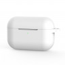 Силиконовый чехол для наушников Apple AirPods Pro (белый)