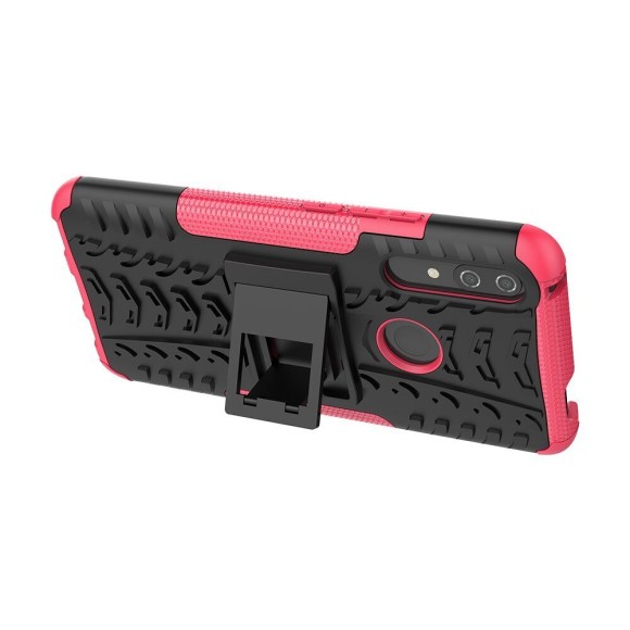 Чехол Hybrid Armor для Huawei P Smart Z / Honor 9X (STK-LX1) (черный + розовый) Чехол Hybrid Armor для Huawei P Smart Z / Honor 9X (STK-LX1) (черный + розовый)