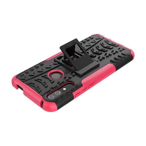 Чехол Hybrid Armor для Huawei P Smart Z / Honor 9X (STK-LX1) (черный + розовый) Чехол Hybrid Armor для Huawei P Smart Z / Honor 9X (STK-LX1) (черный + розовый)