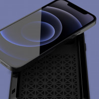 Гибридный чехол LOVE MEI для iPhone 12 mini (белый)