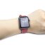 Кожаный ремешок для Apple Watch 40 и 38мм (красный)