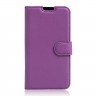 Чехол с визитницей для LG X Screen (фиолетовый)