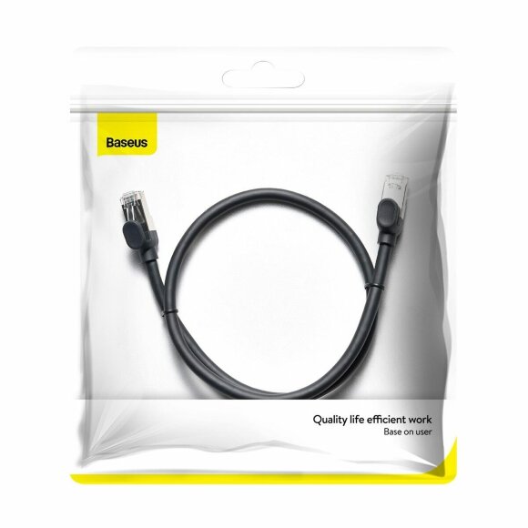 Высокоскоростной сетевой кабель Baseus RJ-45 Gigabit network (0,5 метра) Высокоскоростной сетевой кабель Baseus RJ-45 Gigabit network (0,5 метра)
