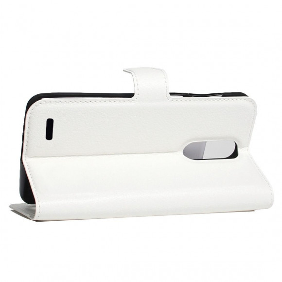 Чехол с визитницей для LG K8 (2017) X300 / M200N (белый)
