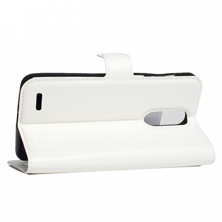 Чехол с визитницей для LG K8 (2017) X300 / M200N (белый)
