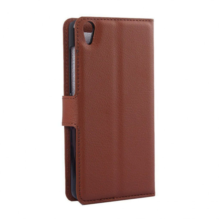 Чехол с визитницей для Lenovo S850 (коричневый)