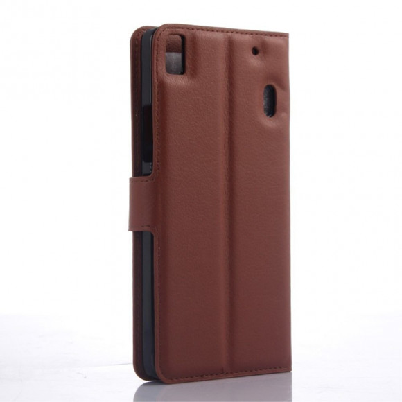 Чехол с визитницей для Lenovo A7000 / K3 Note (коричневый)