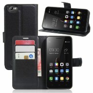 Чехол с визитницей для Lenovo Vibe C (черный) Чехол с визитницей для Lenovo Vibe C (черный)