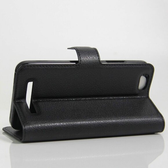 Чехол с визитницей для Lenovo Vibe C (черный)