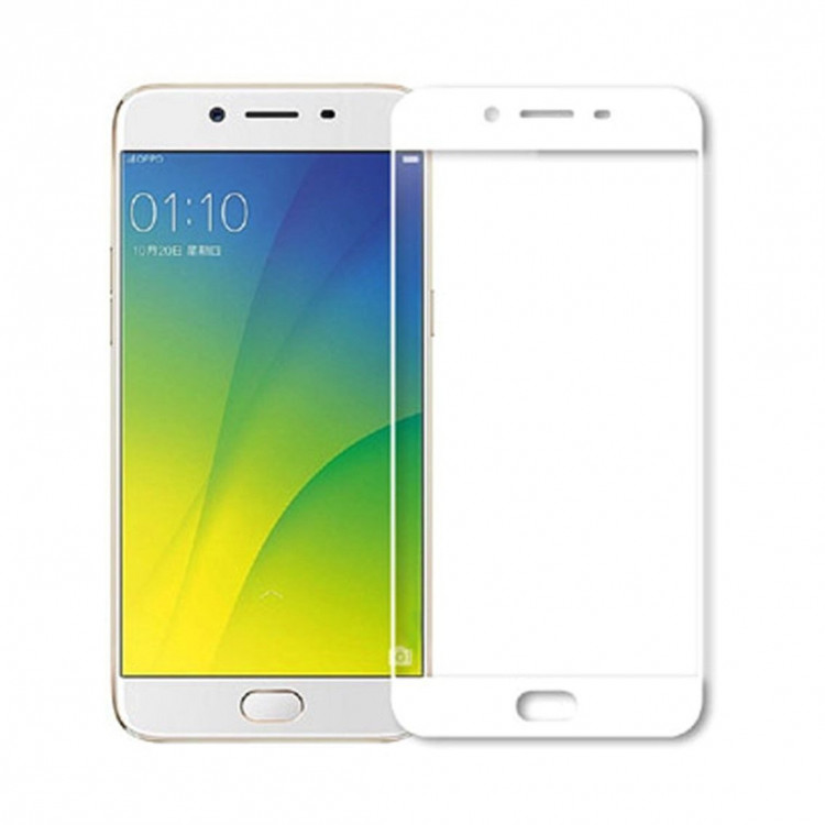 Защитное стекло 3D для Oppo A37 (белый)