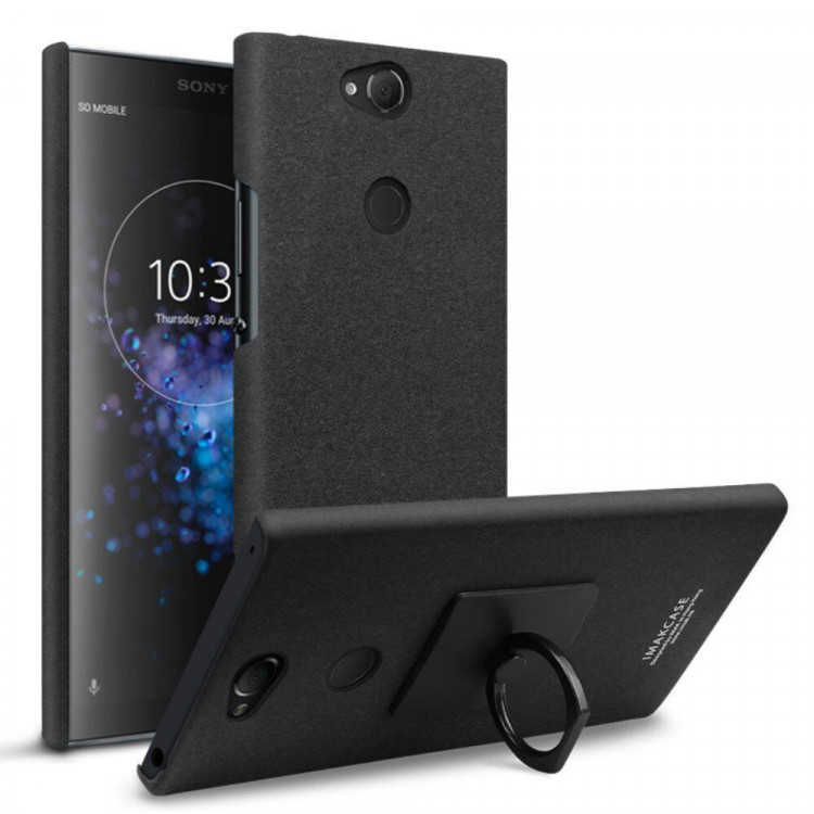 Чехол iMak Finger для Sony Xperia XA2 Plus (черный)