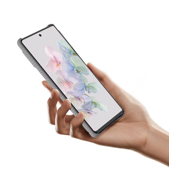 Тканевый чехол Full Cloth Texture для Google Pixel 6a (коричневый) Тканевый чехол Full Cloth Texture для Google Pixel 6a (коричневый)